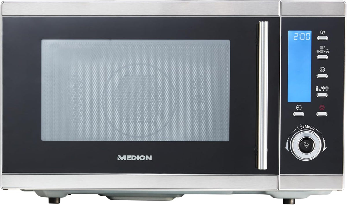 MEDION MD 15501 4 in 1 Mikrowelle mit Grill (25 Liter, Doppelgrill, 23 cm, 30 cm, 20 cm
