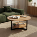Skølm Drakkar Couchtisch rund Ø70 cm, Wohnzimmertisch, Beistelltisch, 10 kg, 46 cm