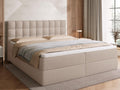 BROMARKT Boxspringbett, Matratze, Doppelbett, Schlafzimmer, 4 cm, Massivholz