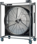 BE COOL Stapelbare Windmaschine 90 cm, Industrieventilator, 10,2 m, 5 m, 78 dB