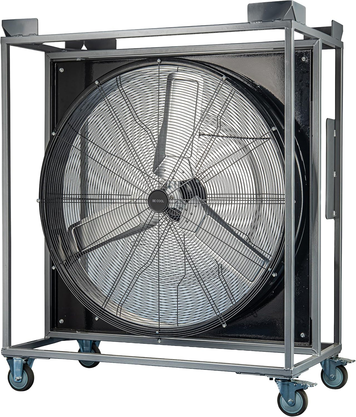 BE COOL Stapelbare Windmaschine 90 cm, Industrieventilator, 10,2 m, 5 m, 78 dB
