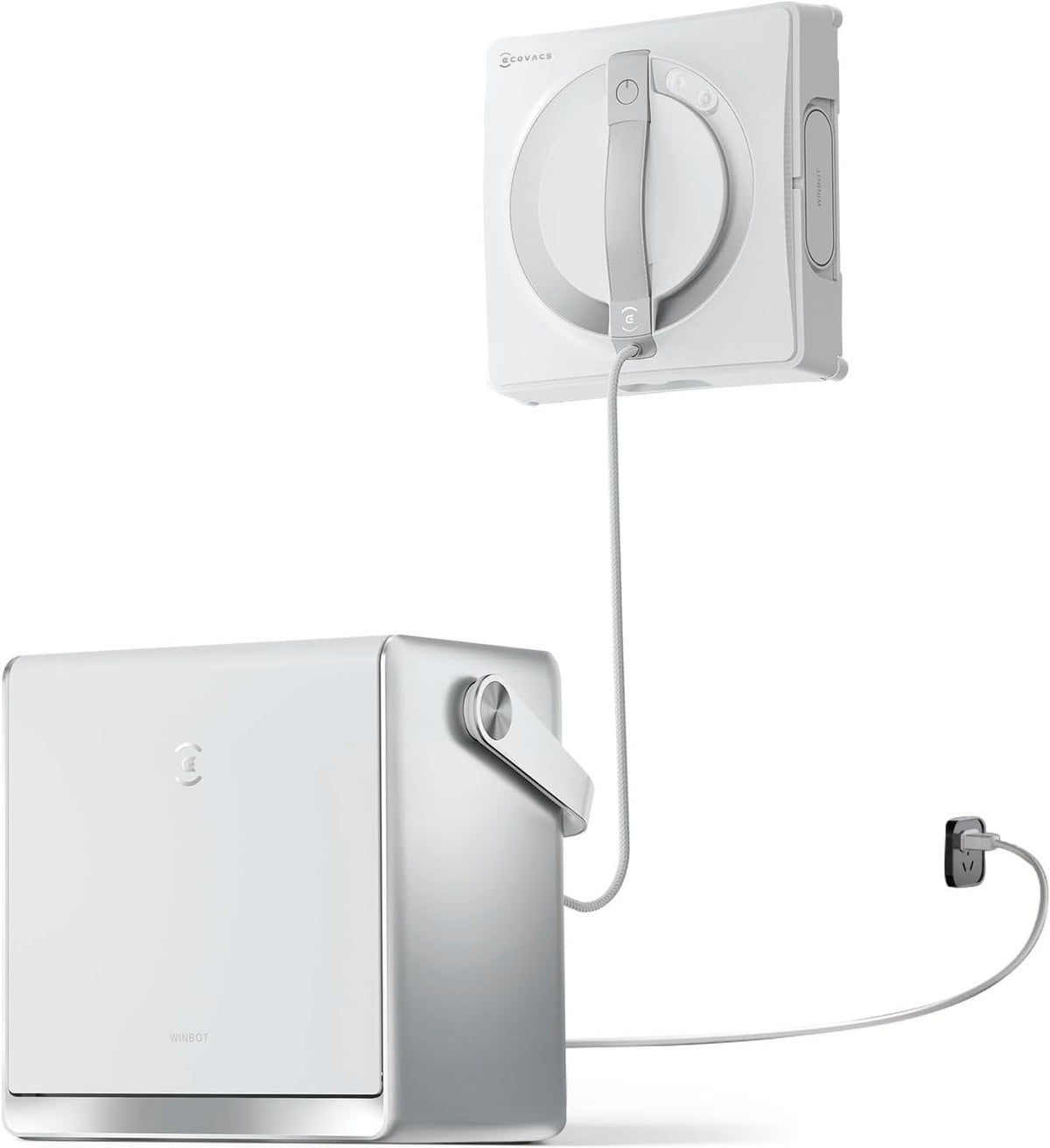 ECOVACS WINBOT W2 PRO Omni Fensterputzroboter mit 6-in-1 Multifunktionsstation, 110 Minuten