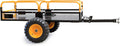 Wiltec Kippanhänger bis 450 kg für Rasentraktor, Garten, 70 cm