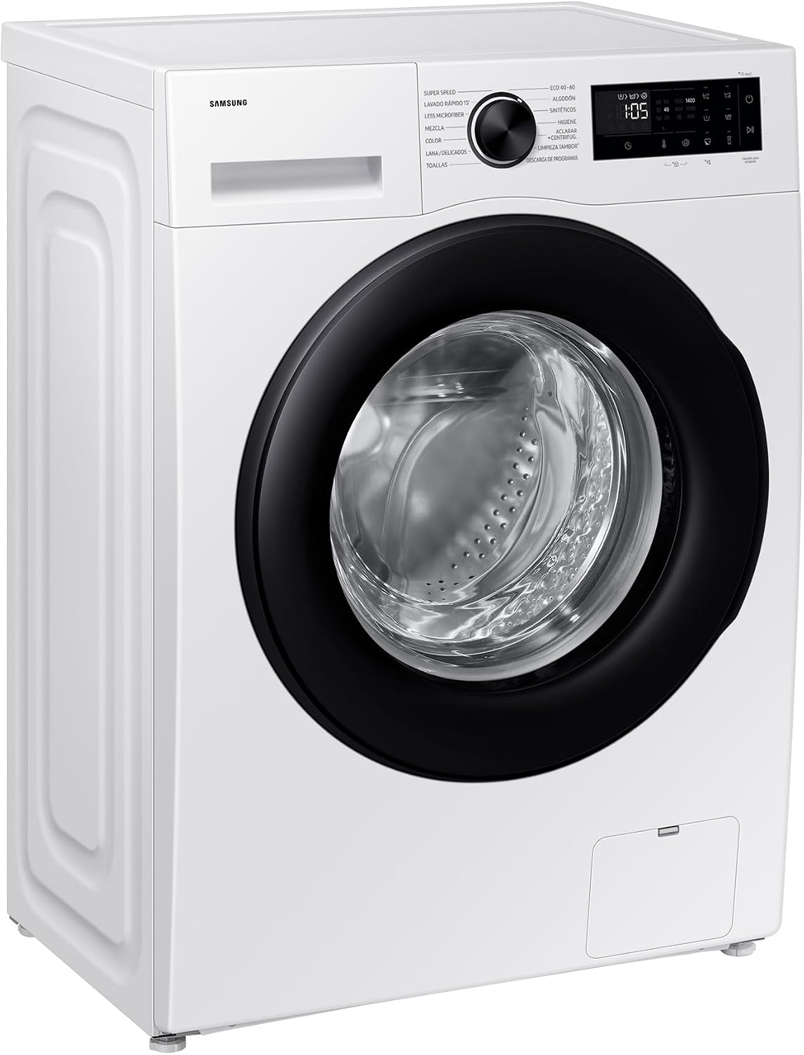 Samsung WW90DG5G34AEEG Waschmaschine WW5100D SLIM, 48 cm, 5 kg, 9 kg, 39 Minuten, 40 °C, Weiß